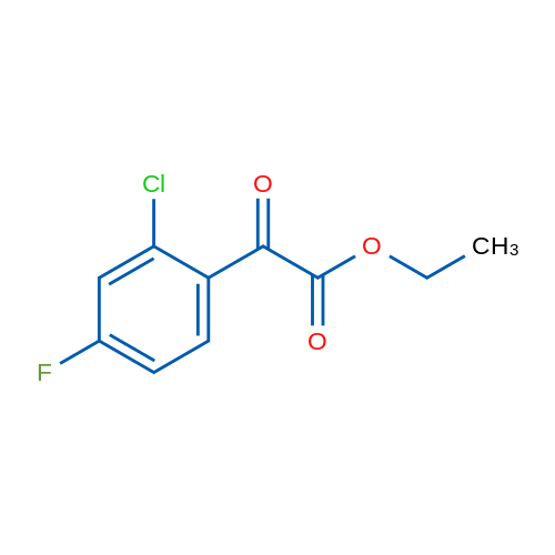 Ethyl 2-(2-chloro-4-fluorophenyl)-2-oxoacetate 1g