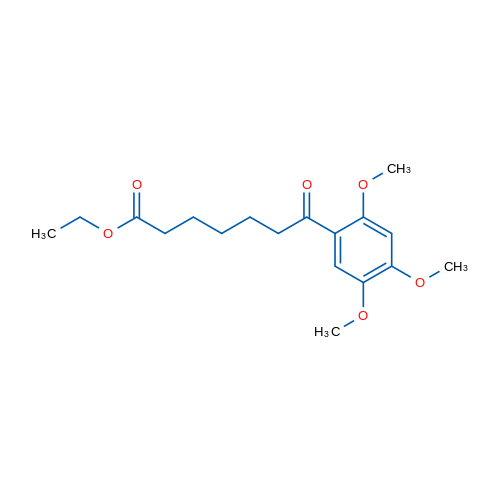 Ethyl 7-oxo-7-(2,4,5-trimethoxyphenyl)heptanoate 1g