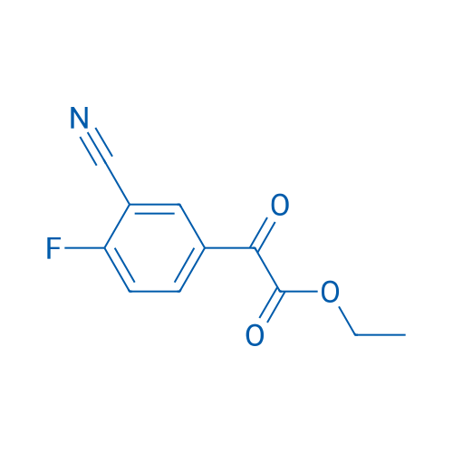 Ethyl 2-(3-cyano-4-fluorophenyl)-2-oxoacetate 1g