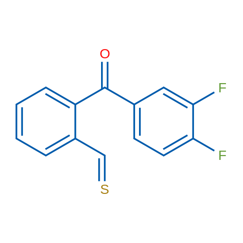 2-(3,4-Difluorobenzoyl)benzothialdehyde 1g