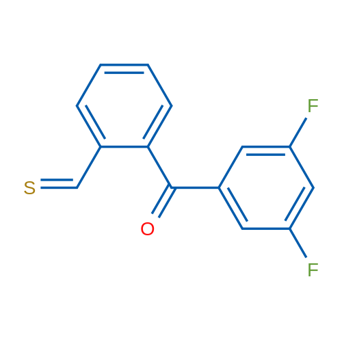 2-(3,5-Difluorobenzoyl)benzothialdehyde 1g