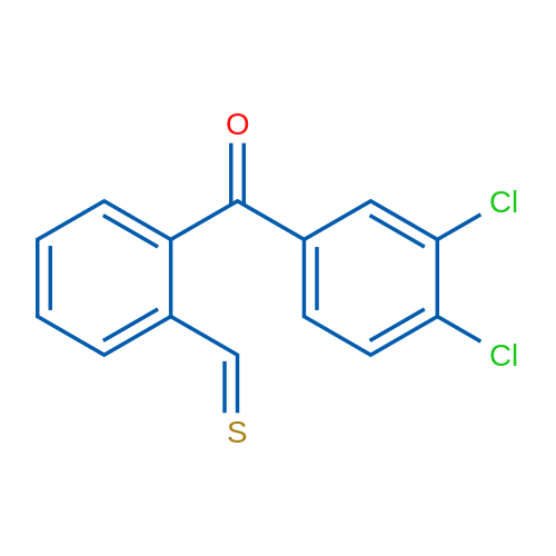 2-(3,4-Dichlorobenzoyl)benzothialdehyde 1g