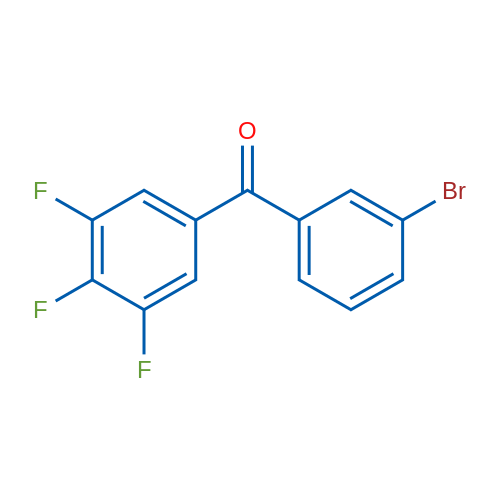 (3-Bromophenyl)(3,4,5-trifluorophenyl)methanone 1g