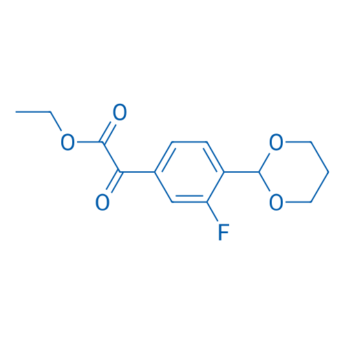 Ethyl 2-(4-(1,3-dioxan-2-yl)-3-fluorophenyl)-2-oxoacetate 1g