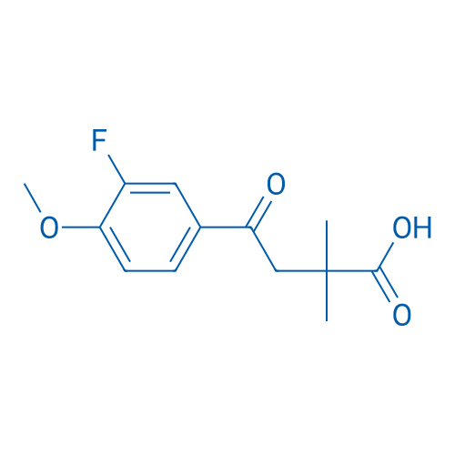 4-(3-Fluoro-4-methoxyphenyl)-2,2-dimethyl-4-oxobutanoic acid 1g