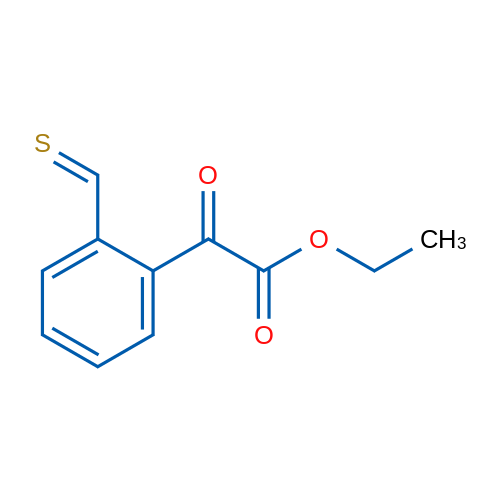 Ethyl 2-oxo-2-(2-thioformylphenyl)acetate 1g