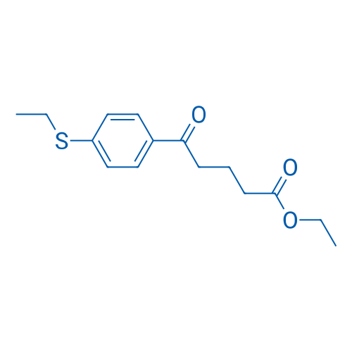 Ethyl 5-(4-(ethylthio)phenyl)-5-oxopentanoate 1g