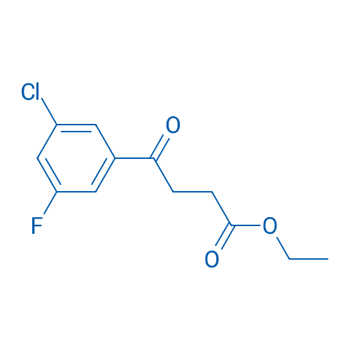 Ethyl 4-(3-chloro-5-fluorophenyl)-4-oxobutanoate 1g