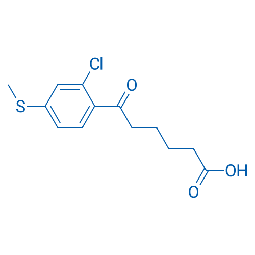 6-(2-Chloro-4-(methylthio)phenyl)-6-oxohexanoic acid 1g