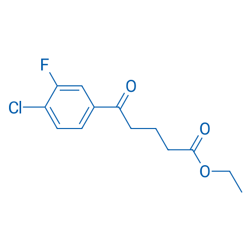 Ethyl 5-(4-chloro-3-fluorophenyl)-5-oxopentanoate 1g