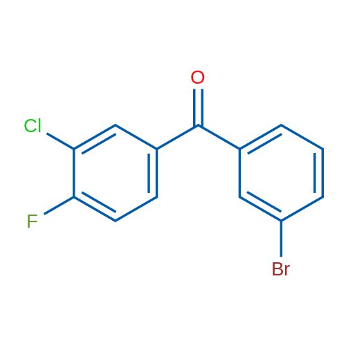 (3-Bromophenyl)(3-chloro-4-fluorophenyl)methanone 1g