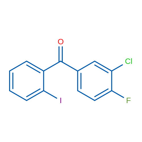 (3-Chloro-4-fluorophenyl)(2-iodophenyl)methanone 1g