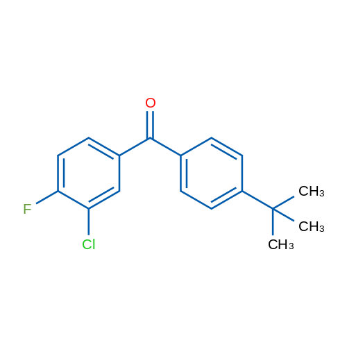 (4-(tert-Butyl)phenyl)(3-chloro-4-fluorophenyl)methanone 1g