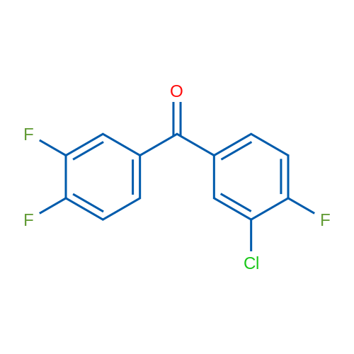 (3-Chloro-4-fluorophenyl)(3,4-difluorophenyl)methanone 1g