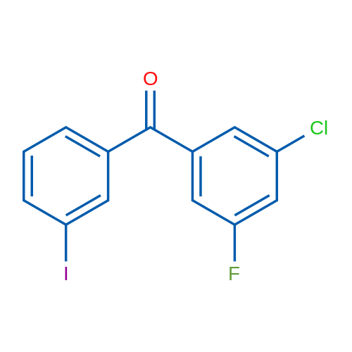 (3-Chloro-5-fluorophenyl)(3-iodophenyl)methanone 1g