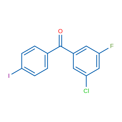 (3-Chloro-5-fluorophenyl)(4-iodophenyl)methanone 5g