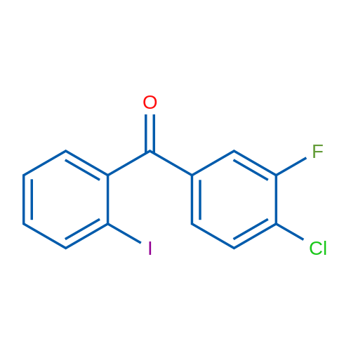 (4-Chloro-3-fluorophenyl)(2-iodophenyl)methanone 5g