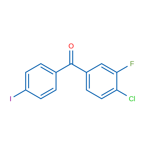 (4-Chloro-3-fluorophenyl)(4-iodophenyl)methanone 1g