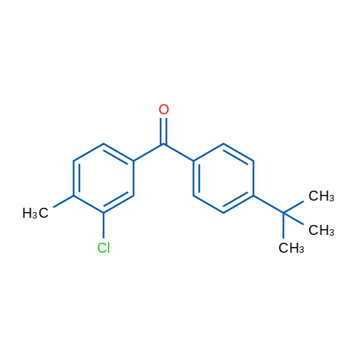 (4-(tert-Butyl)phenyl)(3-chloro-4-methylphenyl)methanone 1g