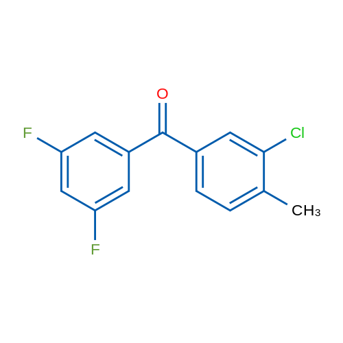 (3-Chloro-4-methylphenyl)(3,5-difluorophenyl)methanone 1g