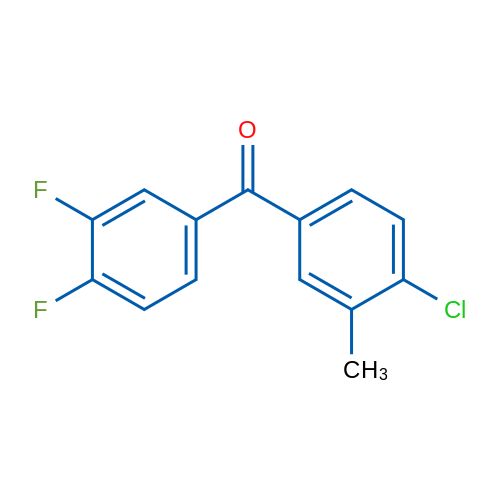 (4-Chloro-3-methylphenyl)(3,4-difluorophenyl)methanone 1g