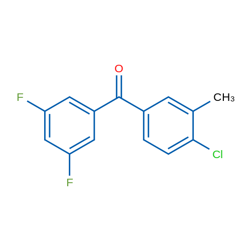 (4-Chloro-3-methylphenyl)(3,5-difluorophenyl)methanone 1g