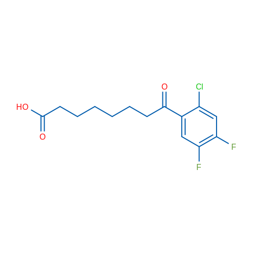 8-(2-Chloro-4,5-difluorophenyl)-8-oxooctanoic acid 1g