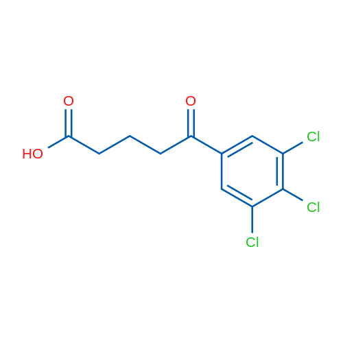 5-Oxo-5-(3,4,5-trichlorophenyl)pentanoic acid 1g