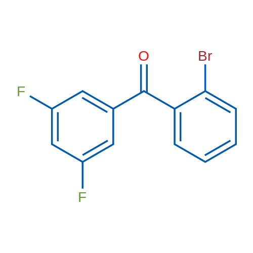(2-Bromophenyl)(3,5-difluorophenyl)methanone 1g