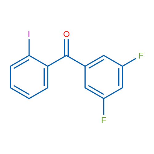 (3,5-Difluorophenyl)(2-iodophenyl)methanone 1g