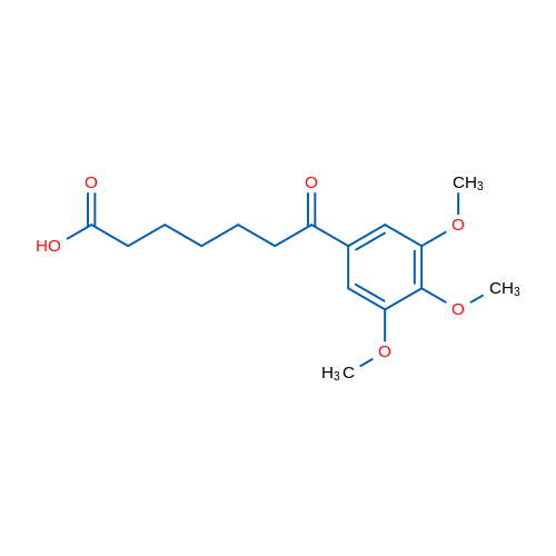 7-Oxo-7-(3,4,5-trimethoxyphenyl)heptanoic acid 1g