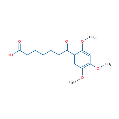 7-Oxo-7-(2,4,5-trimethoxyphenyl)heptanoic acid 1g