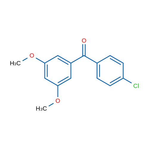 (4-Chlorophenyl)(3,5-dimethoxyphenyl)methanone 1g
