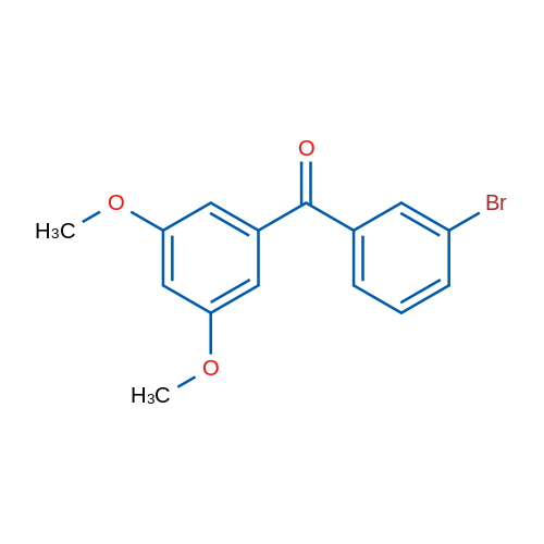 (3-Bromophenyl)(3,5-dimethoxyphenyl)methanone 1g
