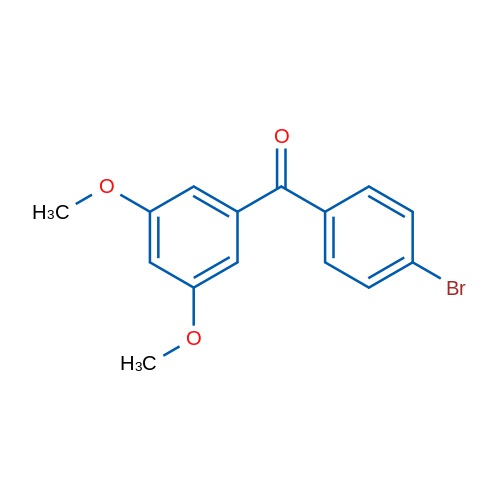 (4-Bromophenyl)(3,5-dimethoxyphenyl)methanone 1g