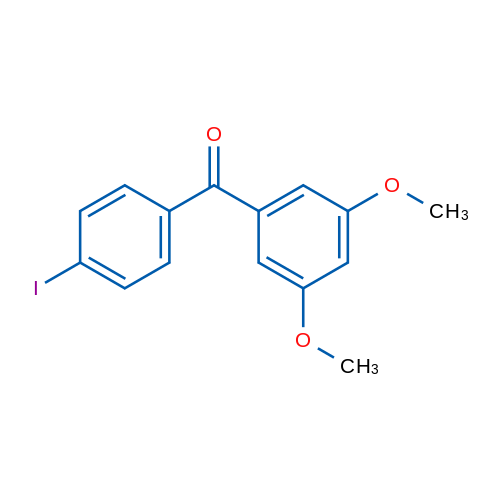 (3,5-Dimethoxyphenyl)(4-iodophenyl)methanone 5g