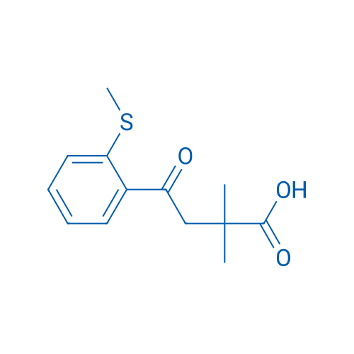 2,2-Dimethyl-4-(2-(methylthio)phenyl)-4-oxobutanoic acid 1g