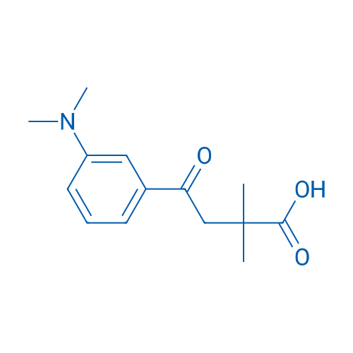 4-(3-(Dimethylamino)phenyl)-2,2-dimethyl-4-oxobutanoic acid 1g