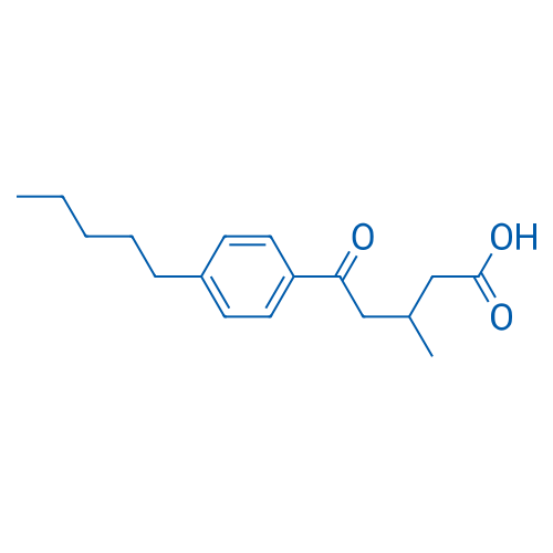 3-Methyl-5-oxo-5-(4-pentylphenyl)pentanoic acid 1g