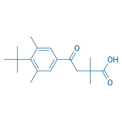 4-(4-(tert-Butyl)-3,5-dimethylphenyl)-2,2-dimethyl-4-oxobutanoic acid 1g