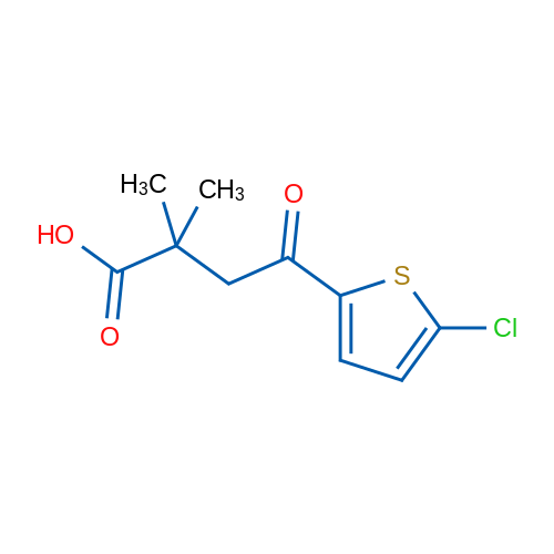 4-(5-Chlorothiophen-2-yl)-2,2-dimethyl-4-oxobutanoic acid 1g