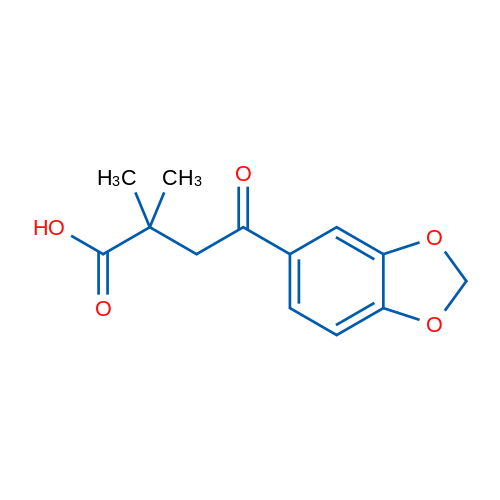 4-(Benzo[d][1,3]dioxol-5-yl)-2,2-dimethyl-4-oxobutanoic acid 1g