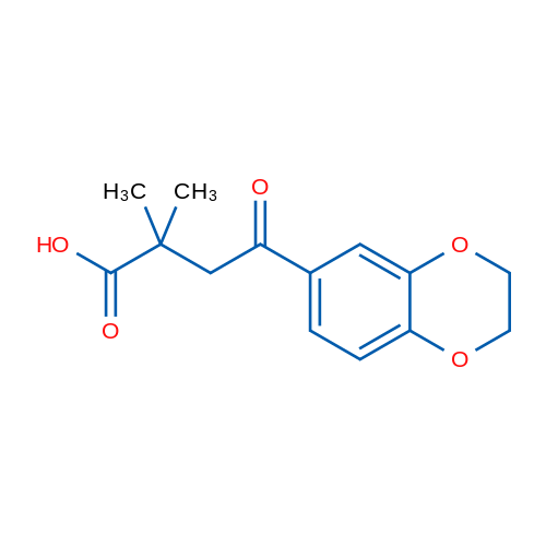 4-(2,3-Dihydrobenzo[b][1,4]dioxin-6-yl)-2,2-dimethyl-4-oxobutanoic acid 1g