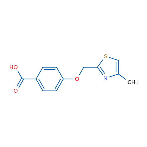 4-[(4-methyl-1,3-thiazol-2-yl)methoxy]benzoic acid 1g