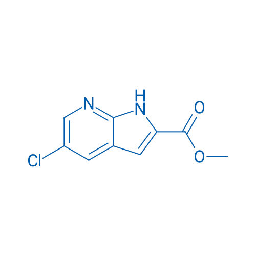 Methyl 5-chloro-1H-pyrrolo[2,3-b]pyridine-2-carboxylate 250mg