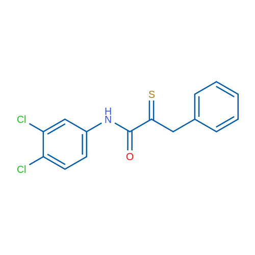 N-(3,4-Dichlorophenyl)-3-phenyl-2-thioxopropanamide 5g