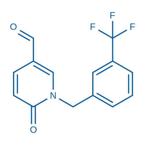 6-Oxo-1-(3-(trifluoromethyl)benzyl)-1,6-dihydropyridine-3-carbaldehyde 10mg
