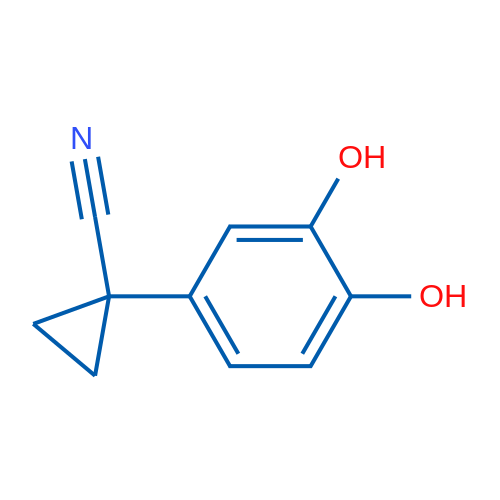 1-(3,4-Dihydroxyphenyl)cyclopropanecarbonitrile 1g