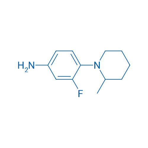 3-Fluoro-4-(2-methylpiperidin-1-yl)aniline 5g