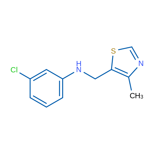 3-Chloro-N-[(4-methyl-1,3-thiazol-5-yl)methyl]aniline 1g